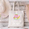 Cute Pink School Owl Class Of 2018 Graduation Canvas Tote Bag