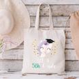 Cute Unicorn See Ya 5th Grade Graduation Shirt Canvas Tote Bag