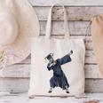 Dabbing Graduate Zebra Team Mascot Graduation Senior Shirt Canvas Tote Bag