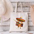 Dabbing Mexican Pizza Dance Food Lover Graduation Canvas Tote Bag