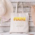 Done Class Of 2026 Graduation Canvas Tote Bag