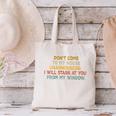 Don't Come To My House Unannounced Introvert Introverted Canvas Tote Bag Don't Come To My House Unannounced Introvert Introverted Canvas Tote Bag