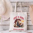 Dragon Just A Girl Who Loves Dragons And Books Canvas Tote Bag