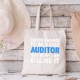 Never Dreamed I'd Be a Sexy Auditor Graduation Canvas Tote Bag