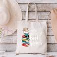 Easily Distracted By Books And Gnomes Canvas Tote Bag