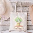 Easily Distracted By Plants And Books Canvas Tote Bag Easily Distracted By Plants And Books Canvas Tote Bag