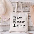Eat Sleep Study For Bar Exam Lawyer Graduation Canvas Tote Bag
