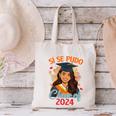 Educated Latina Graduation Day Grad Si Se Pudo Class Of 2024 Canvas Tote Bag