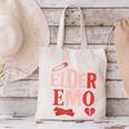 Elder Emo Retro Punk Typography Nostalgia Canvas Tote Bag