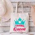 EMT Trauma Queen Paramedic Student T-Shirt Graduation Canvas Tote Bag
