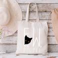 Ew People Cat Introvert Anti-Social Canvas Tote Bag