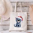 Ew People Christmas Cat Santa Hat Dad Introvert Canvas Tote Bag Ew People Christmas Cat Santa Hat Dad Introvert Canvas Tote Bag