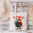 F-Caw-F Rooster F Awk F Chicken Coffee Romance Books Lover Canvas Tote Bag