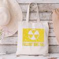 Fallout Shelter Nuclear War Radioactive Nostalgia T-Shirt Canvas Tote Bag Fallout Shelter Nuclear War Radioactive Nostalgia T-Shirt Canvas Tote Bag