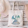 Fantasy Dragon Reading Magical Book Lover Halloween Vibes Canvas Tote Bag Fantasy Dragon Reading Magical Book Lover Halloween Vibes Canvas Tote Bag