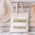 My Favorite Airman Calls Me Grandpa Airman Graduation Premium Canvas Tote Bag