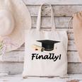 Finally I'm Graduate Graduation Canvas Tote Bag