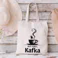 But First Kafka Coffee For Literature & Book Lovers Canvas Tote Bag