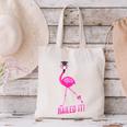 Flamingo Nailed It Graduation Flamingo Canvas Tote Bag
