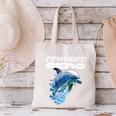 Frutiger Aero Splashy Dolphin Y2k Aesthetic Graphic Premium Canvas Tote Bag