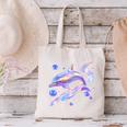 Frutiger Aero Y2K Chrome Dolphin Canvas Tote Bag Frutiger Aero Y2K Chrome Dolphin Canvas Tote Bag