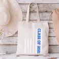 Funny Class Of 2021 American Flag Senior Graduation Canvas Tote Bag