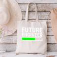 Future Engineer Loading Bar Cool Graduation Canvas Tote Bag