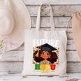Future HBCU Grad Afro Girl College Graduation Kids Canvas Tote Bag