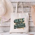 Gen X Lots Of Memories No Evidence Nostalgia Throwback Quote Premium Tri-Blend Canvas Tote Bag