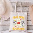 Ghost Reading Books Teacher Student Halloween Read More Book Canvas Tote Bag