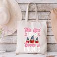 This Girl Loves Books And Gnomes Gardener Dwarf Garden Gnome Canvas Tote Bag This Girl Loves Books And Gnomes Gardener Dwarf Garden Gnome Canvas Tote Bag