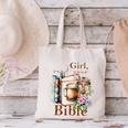 Girl Read Your Bible Christian Faith Jesus Book Canvas Tote Bag