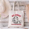 Go Away I´m Introverting Stay Home Socially Awkward Canvas Tote Bag Go Away I´m Introverting Stay Home Socially Awkward Canvas Tote Bag