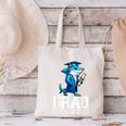 Grad Class Of 2025 Boys Shark Graduation Graduated Canvas Tote Bag