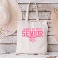 Graduate 2025 Class Of 2025 Senior Coquette Bow Graduation Canvas Tote Bag