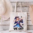 We Out Graduate Dabbing Anime Girl Grad Graduation Canvas Tote Bag