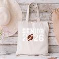 Graduate Senior Class Of 2026 Graduation American Football Canvas Tote Bag