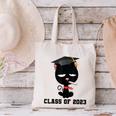 I Graduated Class Of2023 Cat Graduation Canvas Tote Bag