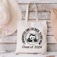 I Graduated Can I Go Back To Bed Now 2024 Graduation Panda Canvas Tote Bag