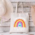 I Graduated Can I Go Back To Bed Now Graduation Hat Rainbow Canvas Tote Bag