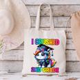 Graduation I Crushed 2nd Grade Unicorn Girls Grad Magical Canvas Tote Bag