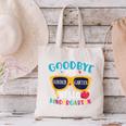 Graduation Shirt Goodbye PreK Hello Kindergarten School Canvas Tote Bag
