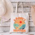 Groovy Brother 70s Aesthetic Nostalgia 1970's Retro Brother Canvas Tote Bag Groovy Brother 70s Aesthetic Nostalgia 1970's Retro Brother Canvas Tote Bag