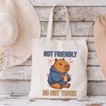 Grouchy Capybara Not Friendly Do Not Touch Introvert Premium Tri-Blend Canvas Tote Bag Grouchy Capybara Not Friendly Do Not Touch Introvert Premium Tri-Blend Canvas Tote Bag