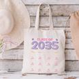 Grow With Me Graduation First Day Of School Class Of 2035 Canvas Tote Bag