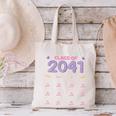 Grow With Me Graduation First Day Of School Class Of 2041 Canvas Tote Bag