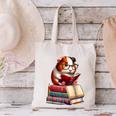 Guinea Pig Reading Books Matching Bookworm Readers Librarian Canvas Tote Bag Guinea Pig Reading Books Matching Bookworm Readers Librarian Canvas Tote Bag
