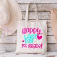 Happy Last Day Of First 1st Grade Teacher Student Graduation Canvas Tote Bag