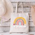 HAPPY LAST OF DAY SCHOOL Rainbow Teacher Student Graduation Canvas Tote Bag