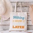 Hiking Now Minimal Socializing Introvert Vintage Canvas Tote Bag Hiking Now Minimal Socializing Introvert Vintage Canvas Tote Bag